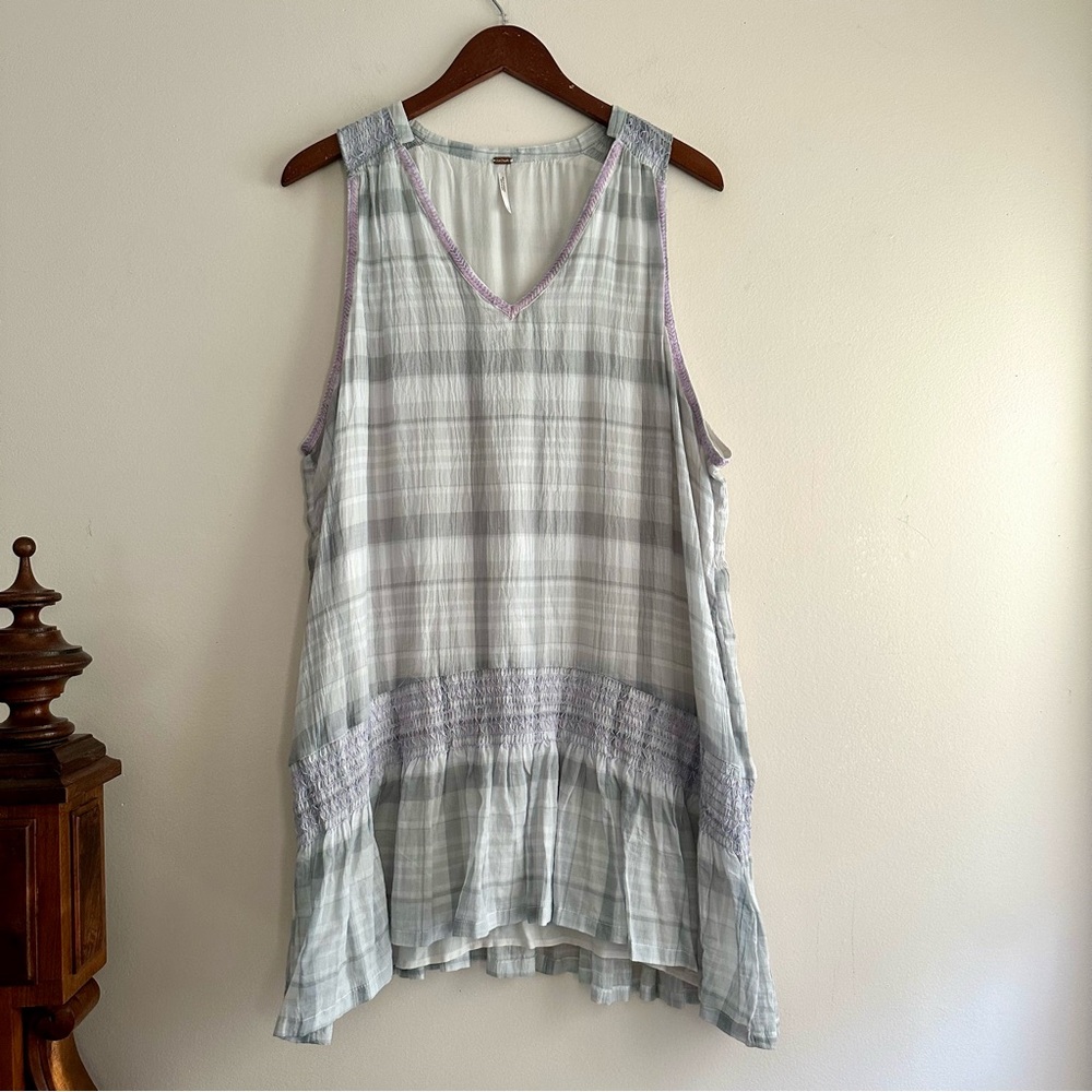 Free People‎ • Run With Me Plaid Dress
